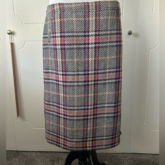 Halogen Multicolor Plaid Pencil Skirt - Picture 10 of 10